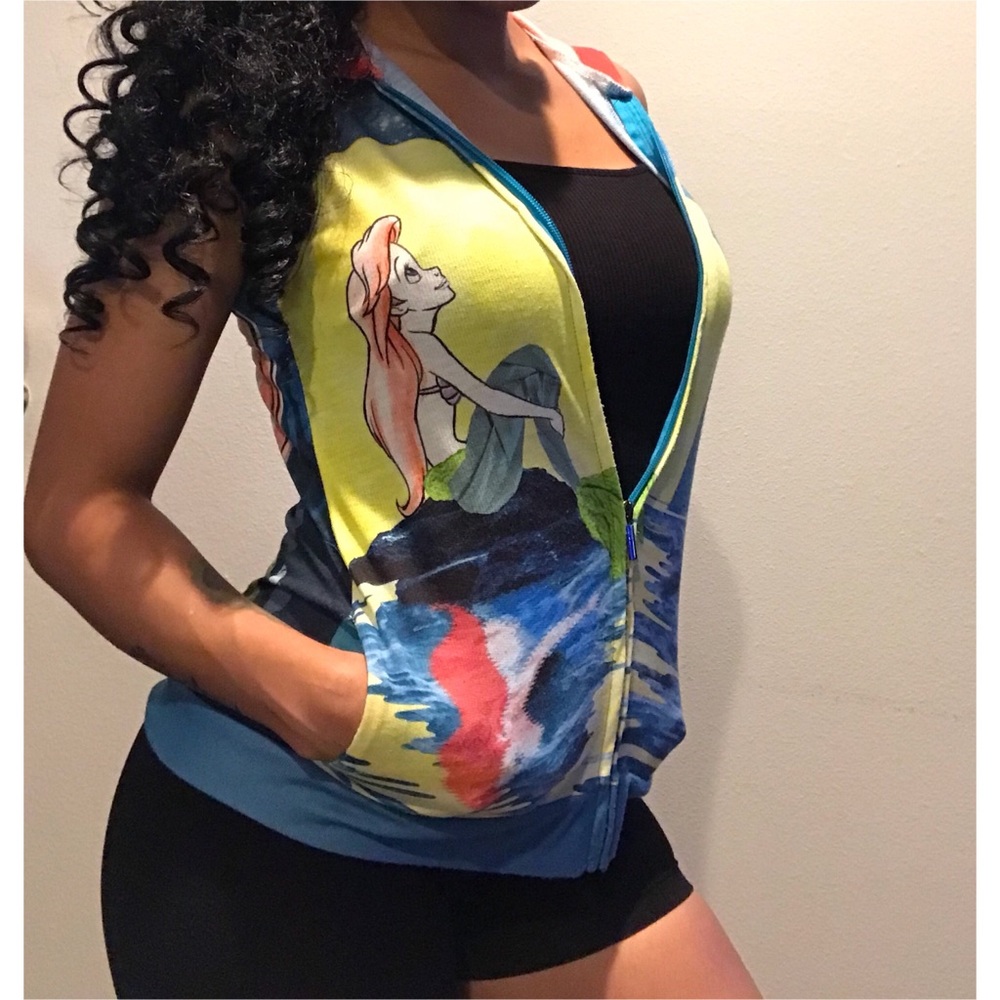 Disney’s Little Mermaid Ariel Vest with hoodie